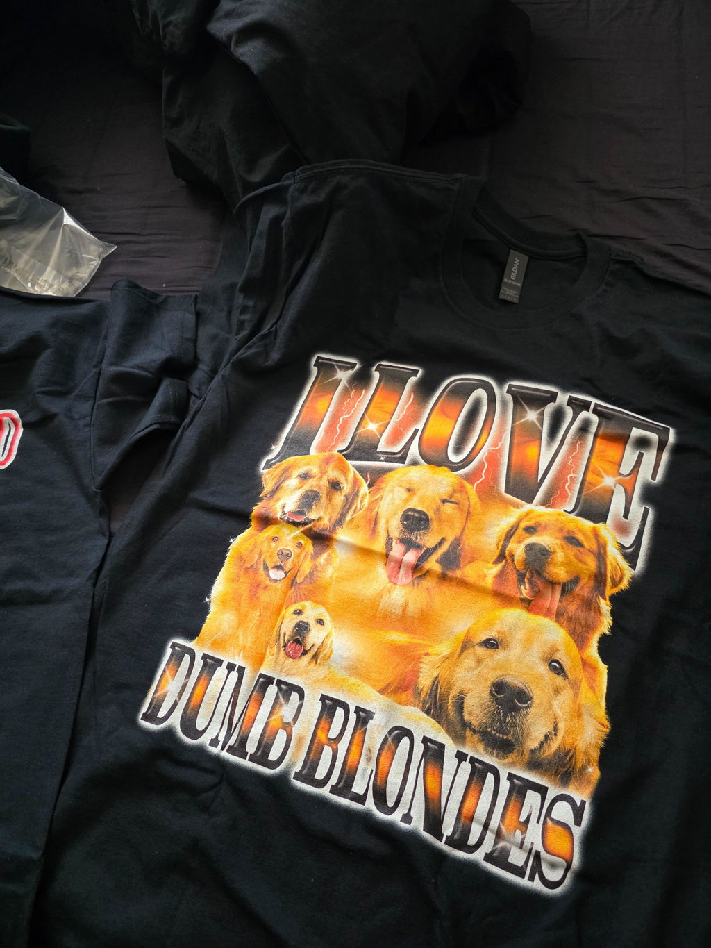 I Love Dumb Blondes t-shirt