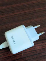 LDNIO Q1415 45W PD Super Fast Charger.Type-c To Type-c Cable-EU Plug - White