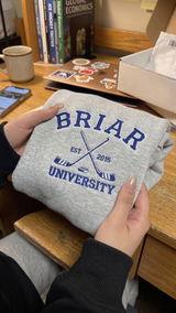 Briar University Embroidered Sweatshirt