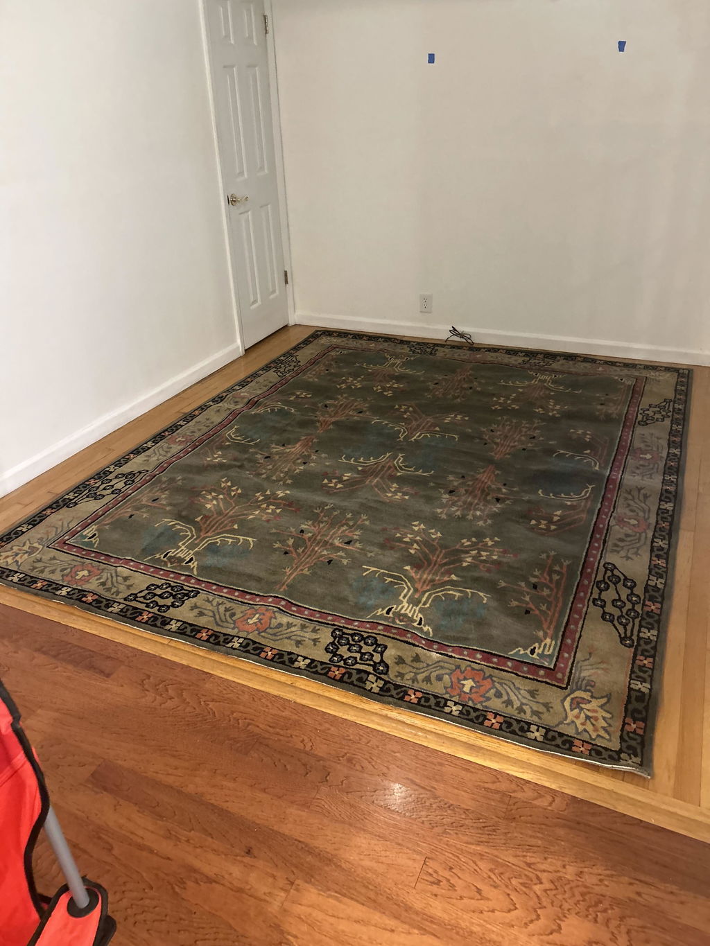 Multi Sizes Donegal Arts & Crafts Handmade 100% Wool Oriental Area Rug Gray/Green Color
