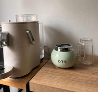 OTE Smoothie maker blender, Retro Kitchen Small glass blender for shakes and smoothies, with 400ml glass