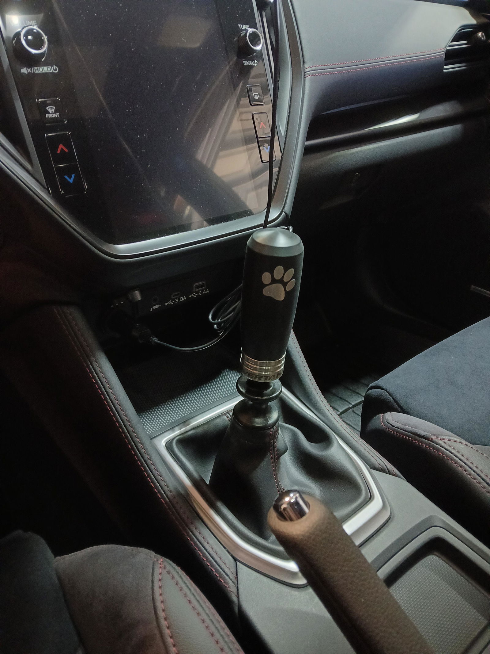 Overtake ModKnob Weighted Delrin Subaru Shift Knob - Short