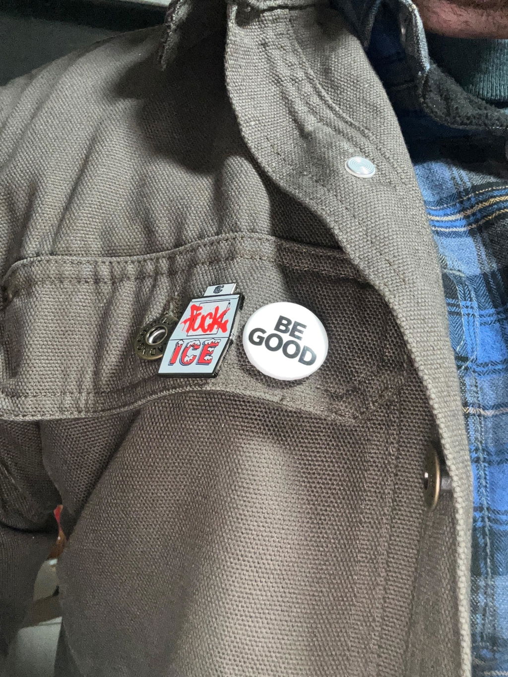 Hard Enamel Fuck Ice Pin