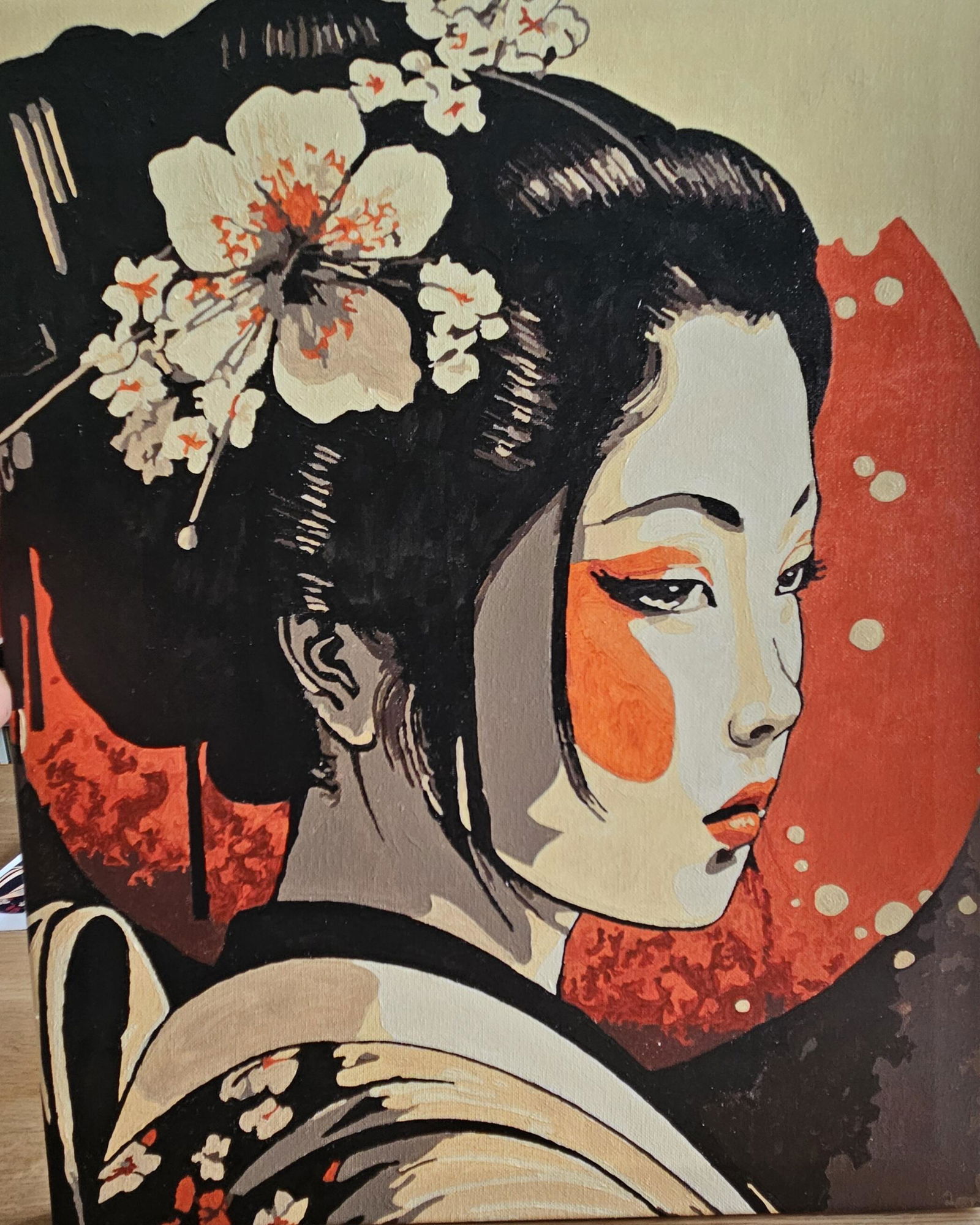 Geisha Mystery - Paint by Numbers Kit | PaintVibe