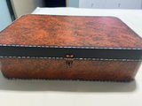 Fecho Porta Cadeado em Metal Cobre Velho 4x2cm Kit com 2 peças