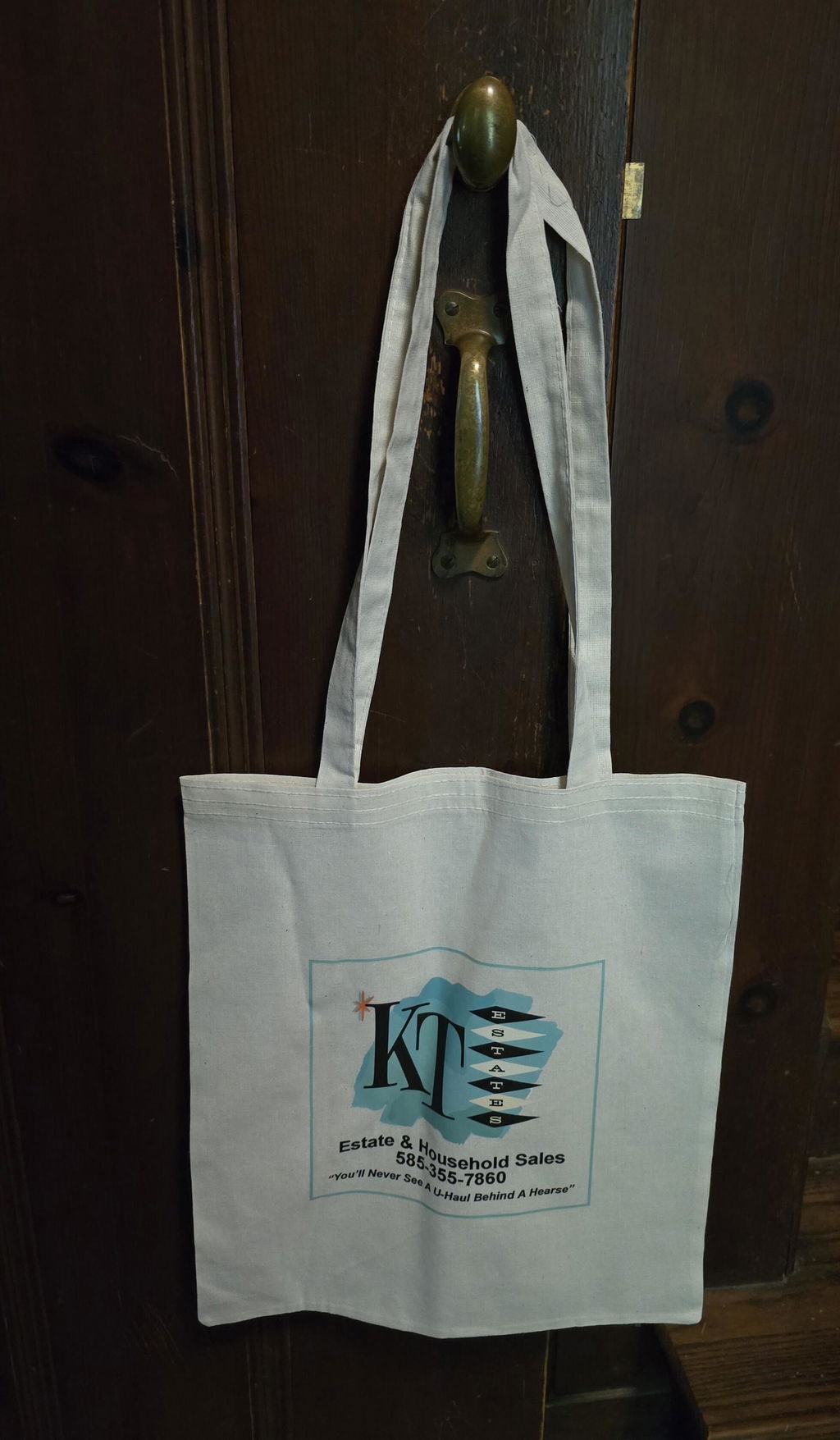 Lightweight Personalized 14"x16" (35x40cm)  Cotton Tote Bags – Thin Recycled