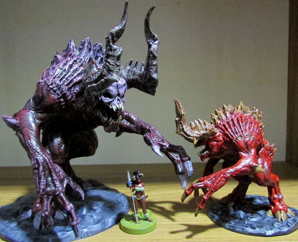 DEMON BEAST Demon Resin 3D Printed Fantasy Miniature D&D Tabletop RPG
