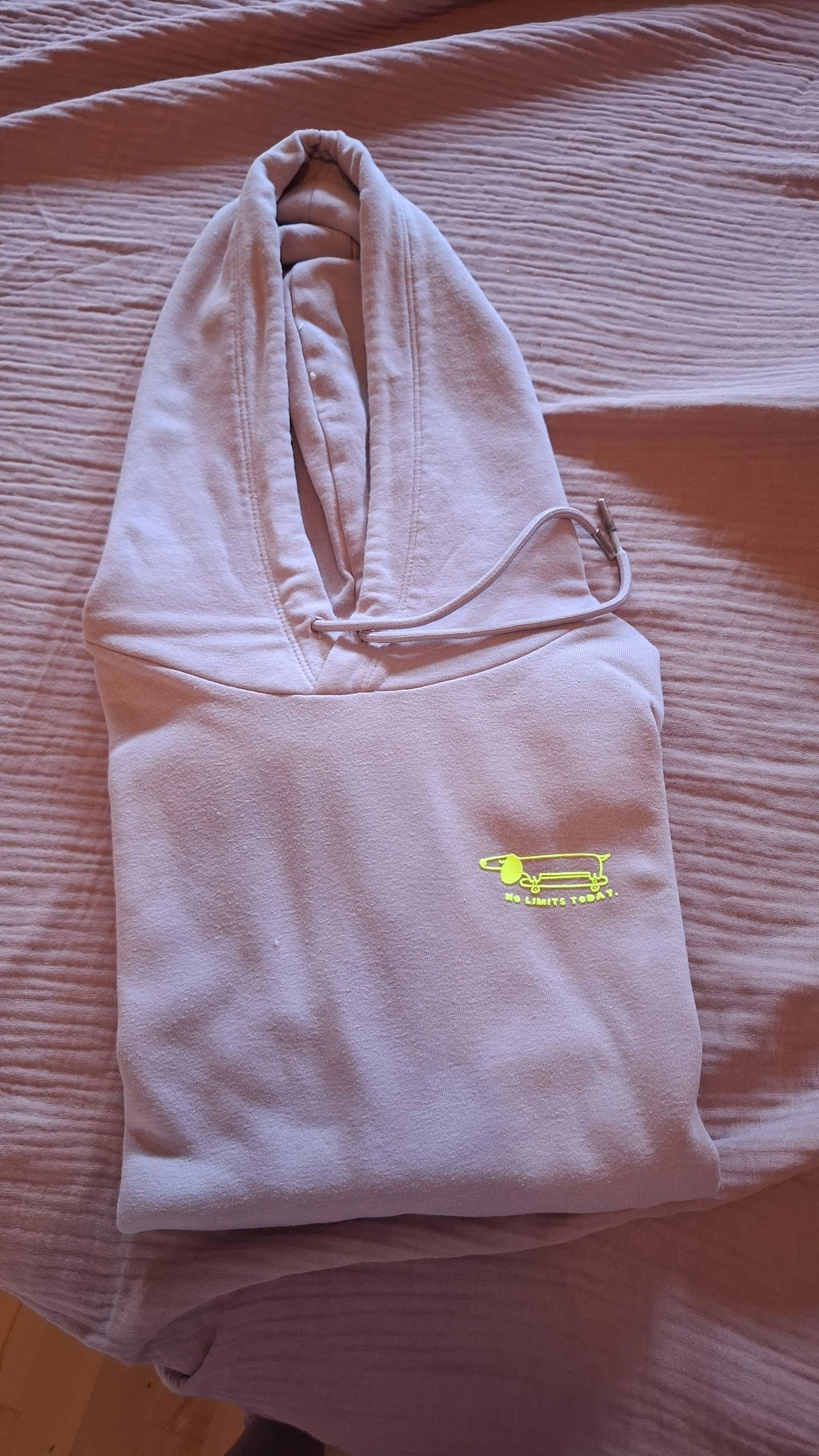Flock-Patch - Dackel mit Skateboard