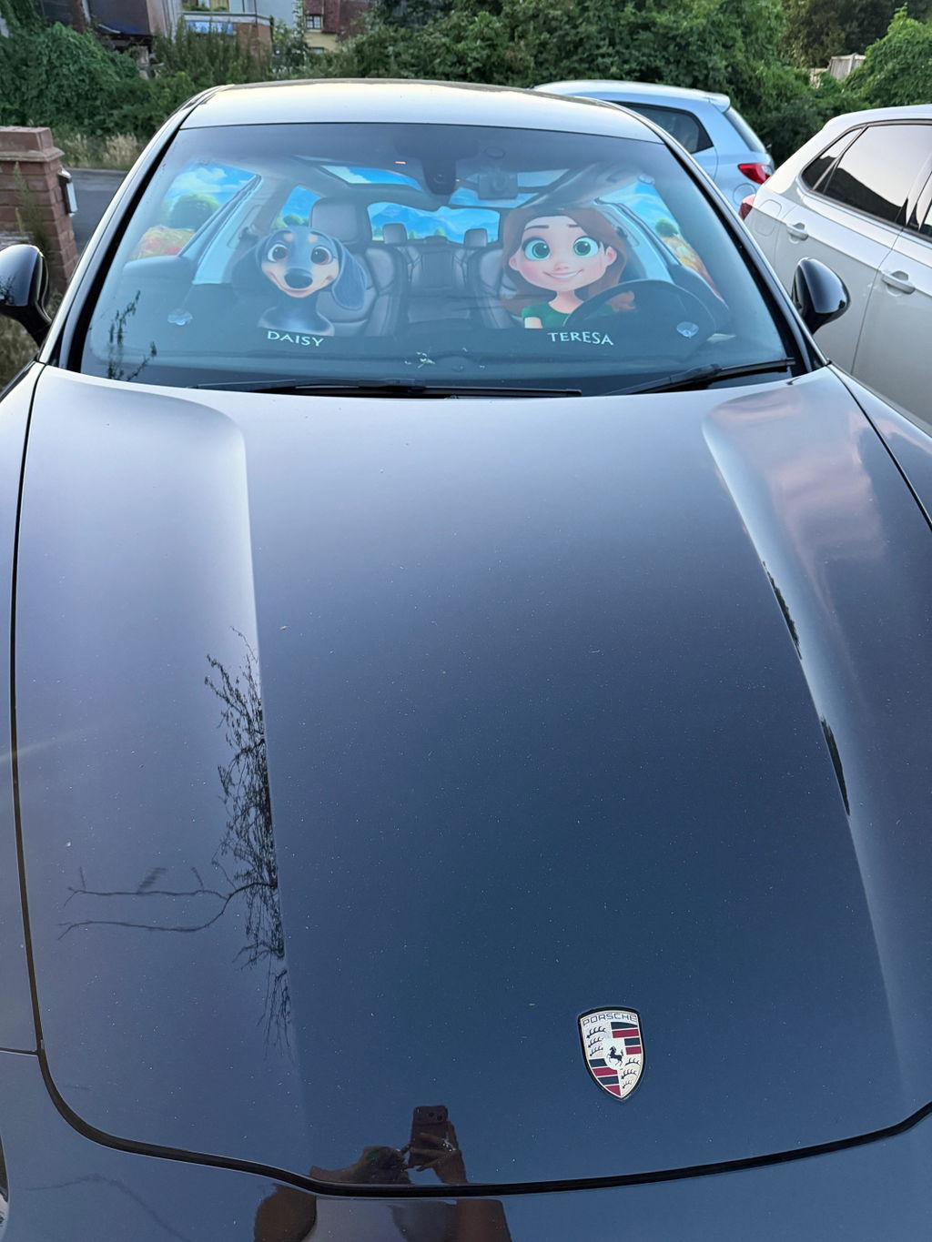 Life Is Better With My Dog - Personalized Car Sunshade