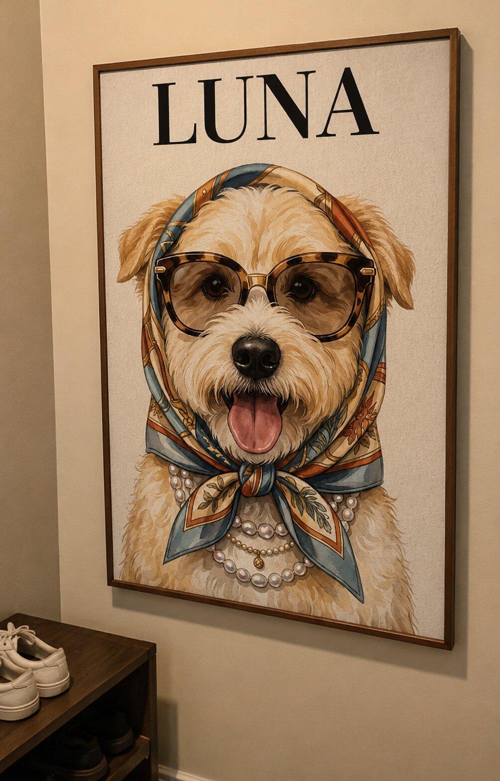 Sassy And Classy Dog - Personalized Custom Poster