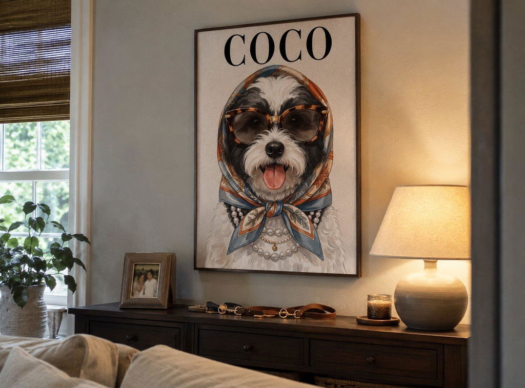 Sassy And Classy Dog - Personalized Custom Poster