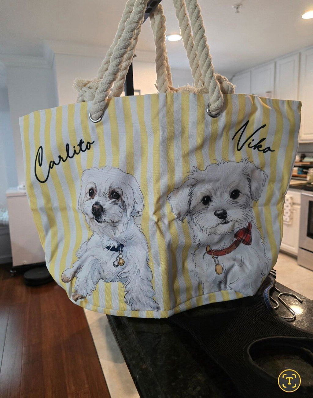 Beachside Barkers - Personalized Custom Beach Bag