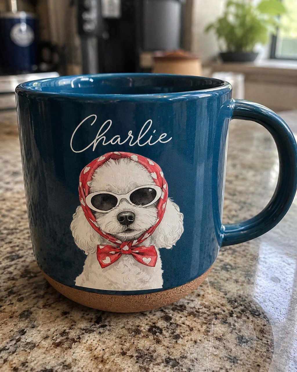 Charming Dog - Personalized Custom Pottery Mug