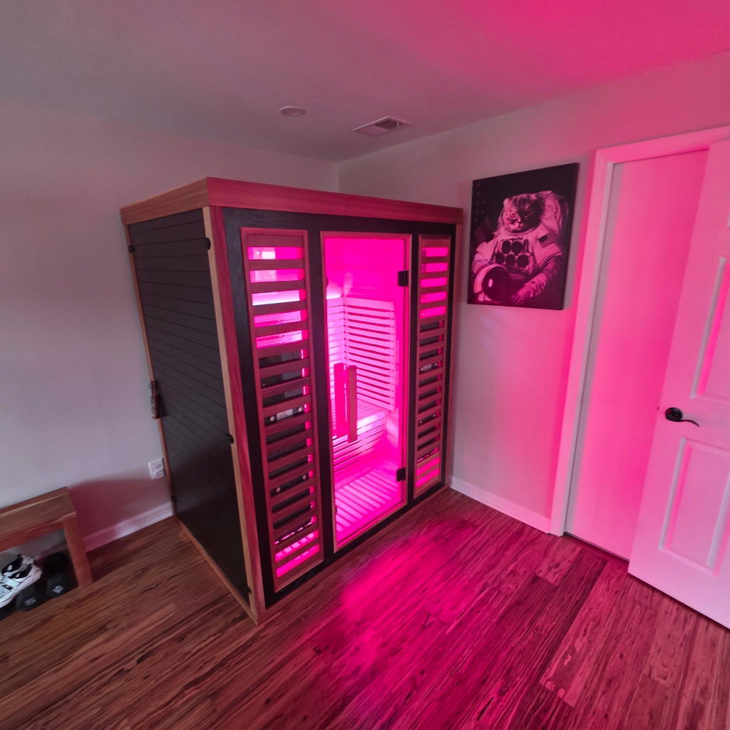 Matterhorn 3-Person Full Spectrum Infrared Sauna with Full-Body Medical-Grade Red Light Therapy & Smart WiFi App Control