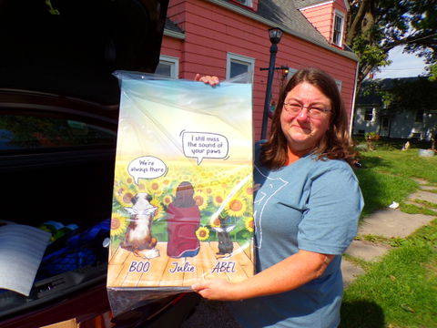 I Still Talk About You, Personalized Custom Canvas, Custom Gift for Dog Lovers, Memorial Gift