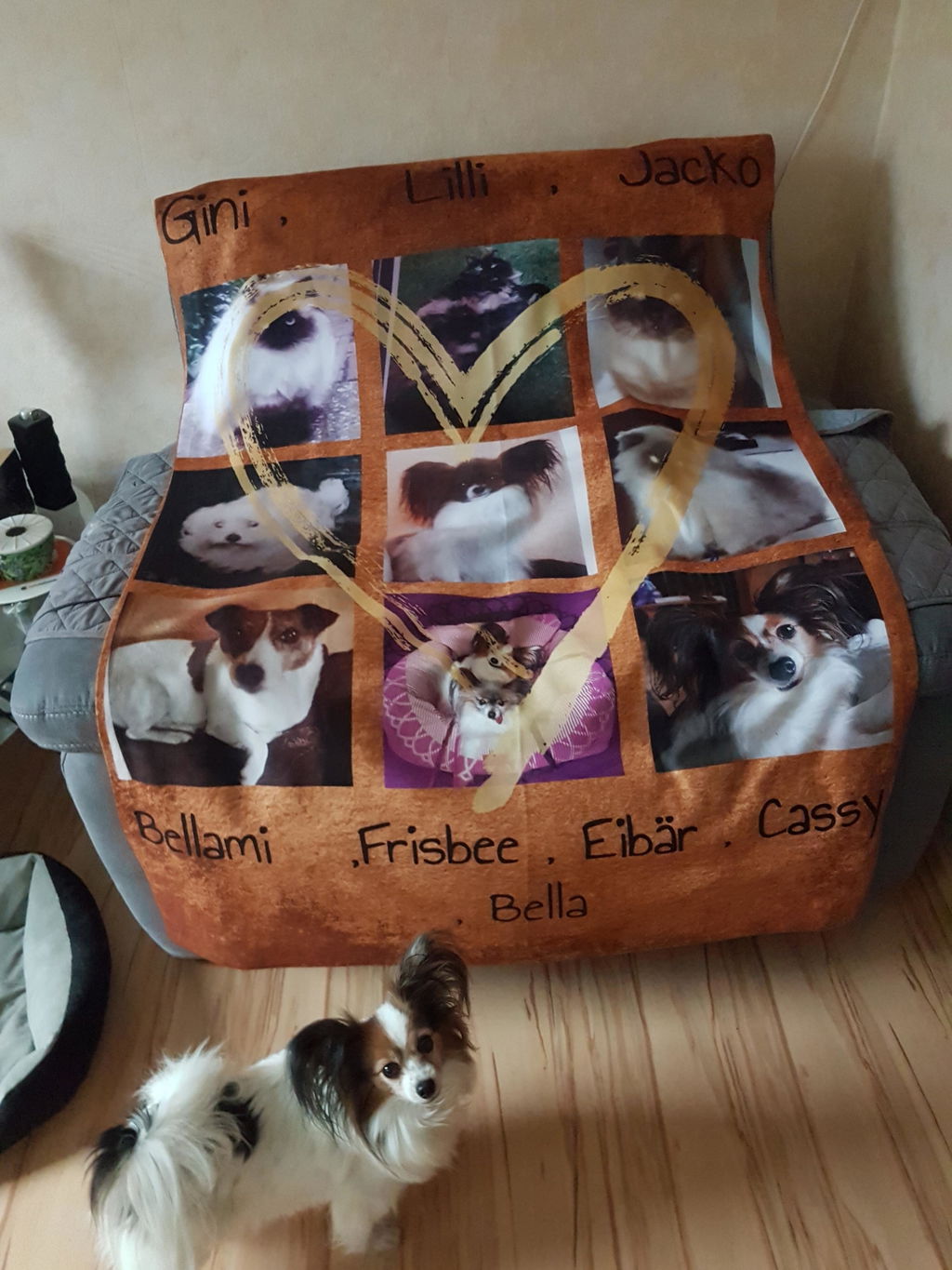 Wenn Du mich vermisst - individuelle Pferde-Fotodecke