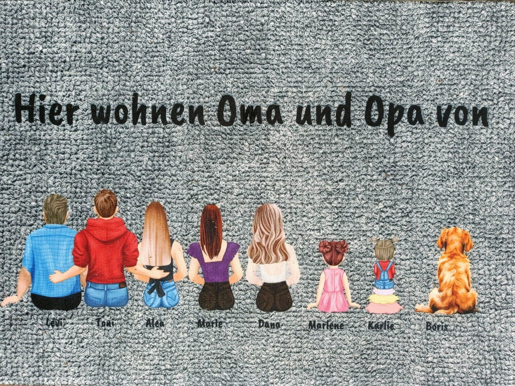 Familie - Individuelle Fußmatte