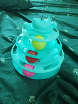 3-Layer Space Tower With Feather Stick