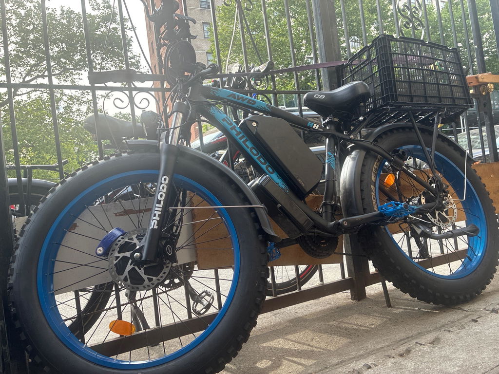 PHILODO Upgraded H8 60V Dual Motor Fat Tire Electric Bike 5000 Watts