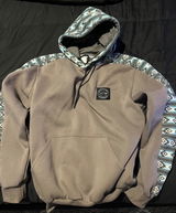 Aztec Hoodie - Charcoal/Blue