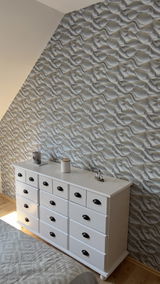 3D Tapete Sanfte Wasserwellen