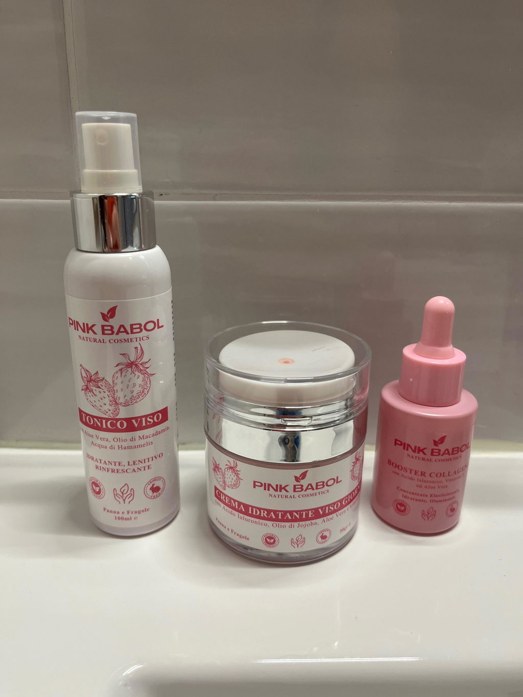 Booster Collagene con Acido ialuronico, Vitamina E ed Aloe Vera – Concentrato Elasticizzante, Idratante ed illuminante
