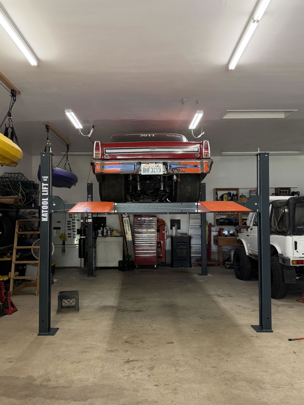 Katool 4 Post Vehicle Lift - 11,000lb Capacity | KT-4H110