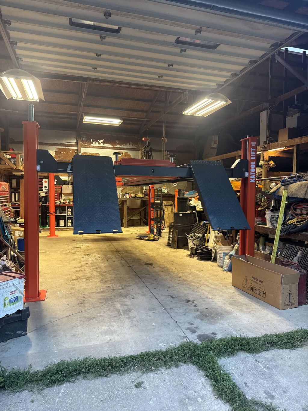 Katool 4-Post Alignment Lift - 15,000lb Capacity. Rolling Jack Included | KT-4H150