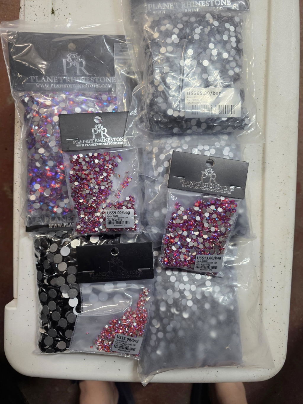 Jet Black | Wholesale | Glass Rhinestones