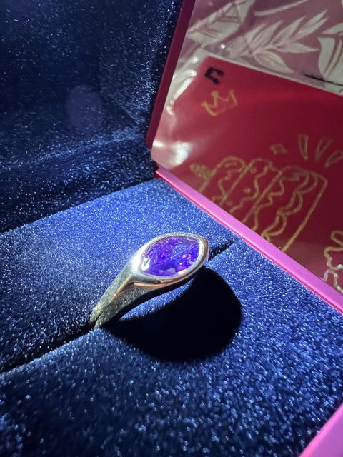 Harlem Marquise Ring (Purple)