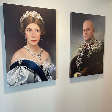 Princess Charlotte personalized female portrait