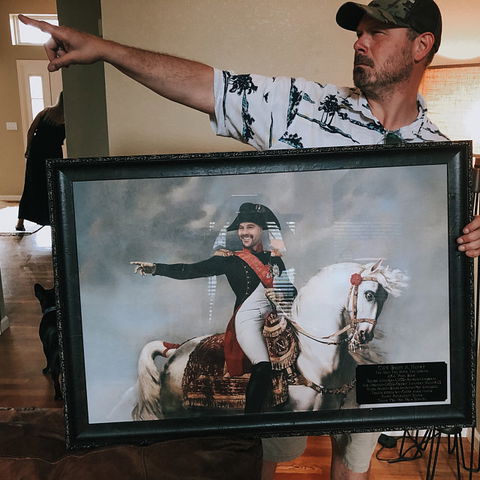 Napoleon Bonaparte 1812 male portrait