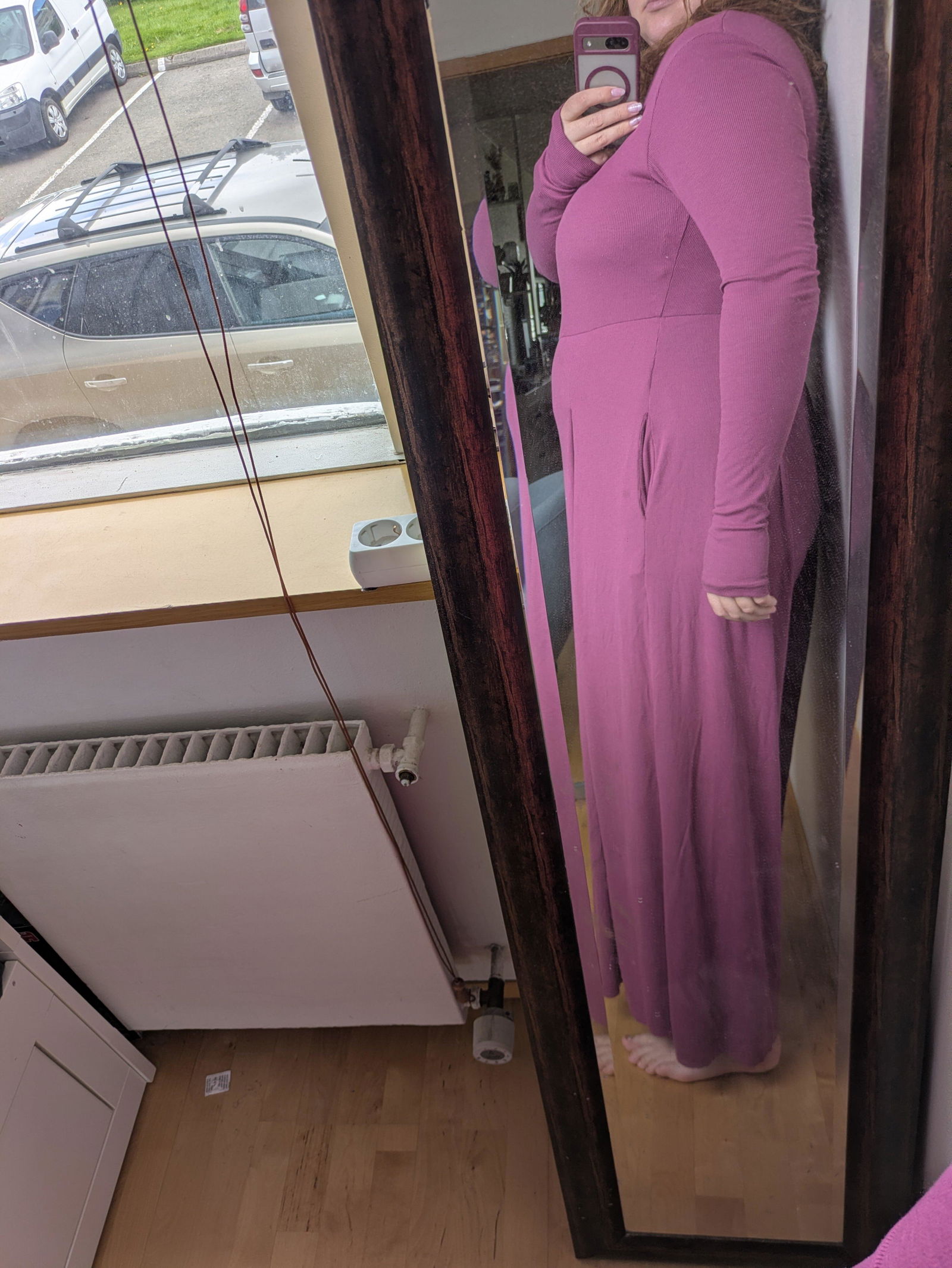 Go With The Flow Long Sleeve Jumpsuit - Lavender Haze – POPFLEX®