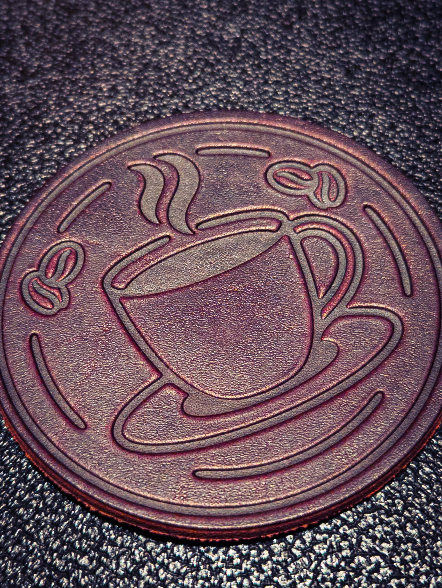 Leather Coaster Set for Coffee | Popov Leather | Popov Leather