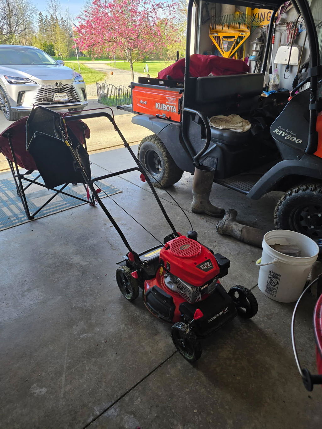 17" 144cc Gas Push 3-in-1 Lawn Mower DV8618P/V8617P