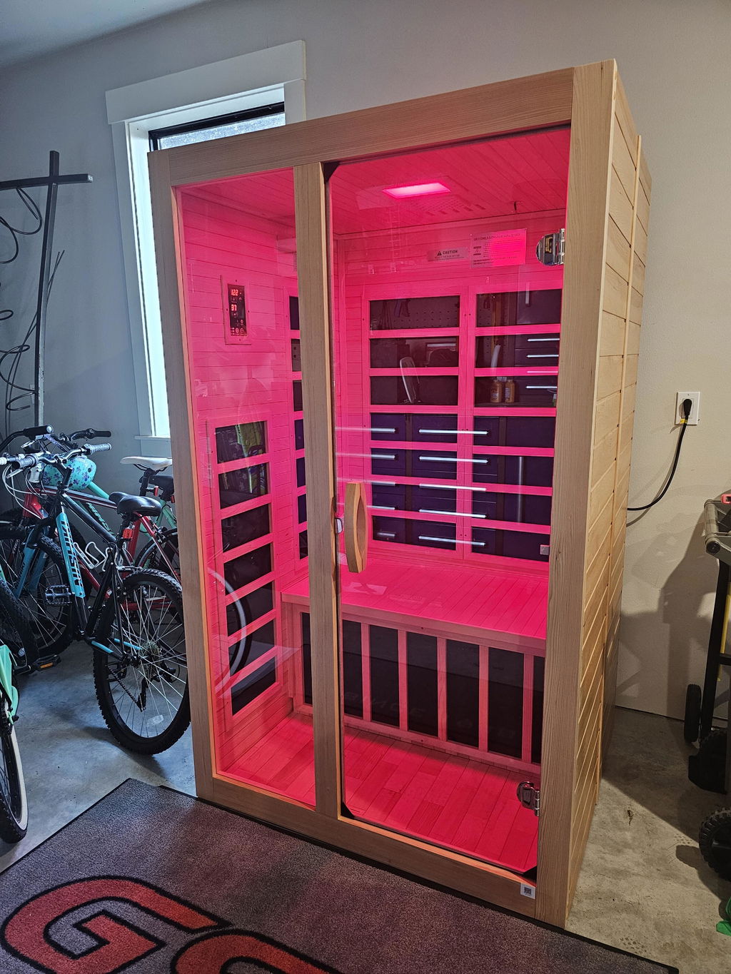 Dynamic "Santiago" 2-person Low EMF FAR Infrared Sauna DYN-6209-01