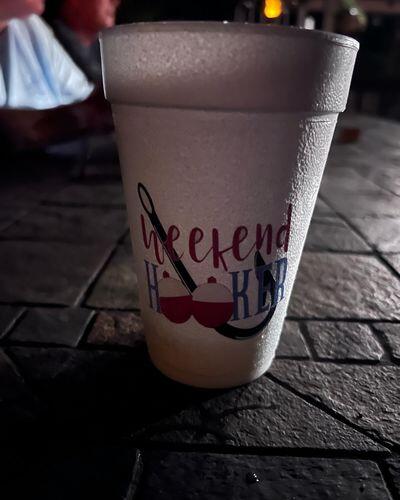 Weekend Hooker Styrofoam Lake Fishing Cups