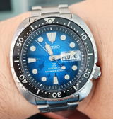 Seiko SE Save the Ocean Manta Ray King Turtle Diver's Men's Watch SRPE39K1
