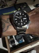 Seiko 5 Sports 100M Automatic Men's Watch Black Dial SRPE55K1