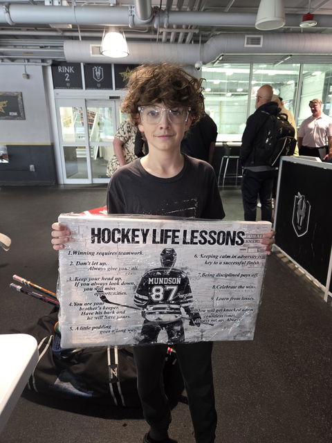 Hockey Life Lessons - Personalized Custom Poster / Canvas