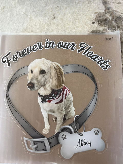 Forever In My Heart - Custom Photo Memorial Car Window Sticker