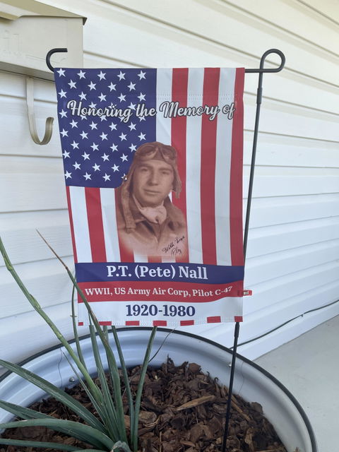 Personalized Veteran Memorial Garden Flag - Military Remembrance Gift