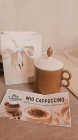Mio Cappuccino - Montalatte manuale con tazza idonea al microonde