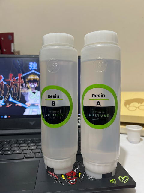 Fifo Bottles 16oz | Botellas para resina | 1 Par (RESINA SE VENDE POR SEPARADO)