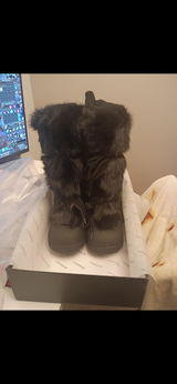 GSL | Fur Lined Mid-Top Platform Ankle Boots