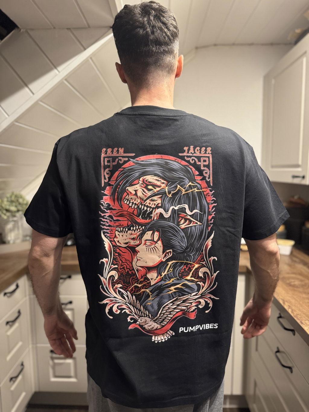 YUJI ITADORI OVERSIZE SHIRT (BACKPRINT)