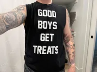 Good Boys Get Treats Muscle Tank | Gift for Dog Dads & Dog Lovers | Made in USA