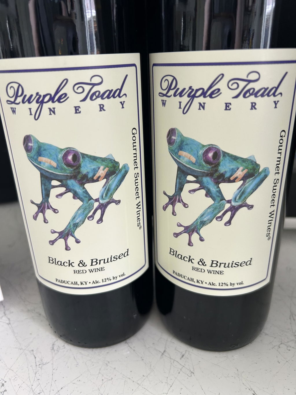 Black & Bruised Wine — Kentucky's #1 Sweet Red – Purple Toad