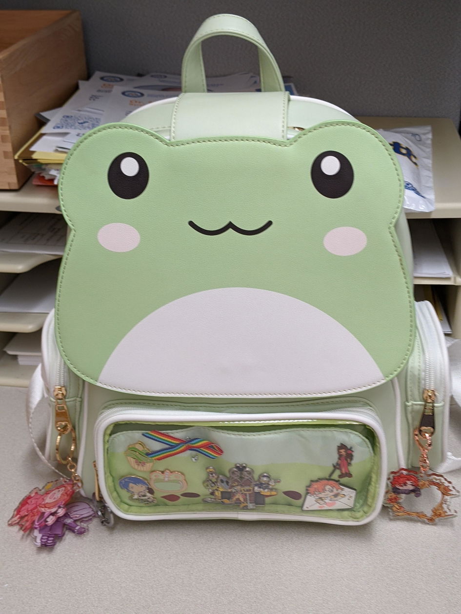 cute boba mini backpack TGUBJGV Bubble Tea Print Kids Backpack, Lightweight Girls School Bookbag with Front Pocket and Side Pockets for School and Daily Use Back pack made with vegan leather Taro Deer Boba Ita Backpack