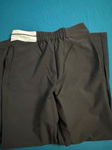 High-Rise Wide Elastic Waist Pants